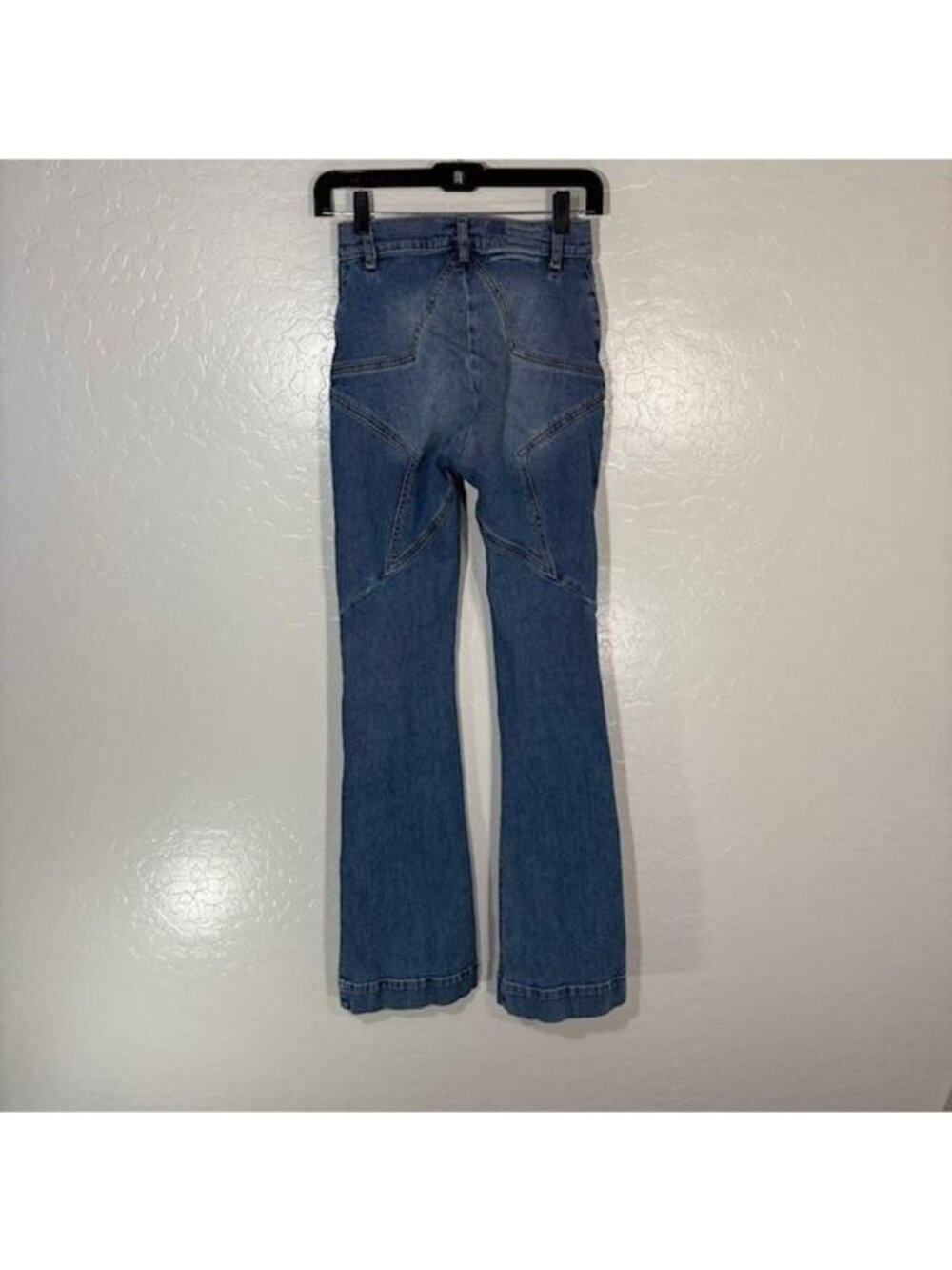 Revice Denim Jeans Womens 26 Blue Medium Wash High Rise Slim Flare Star Denim